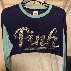 VIctoria Secret PINK Sequenced Shirt
